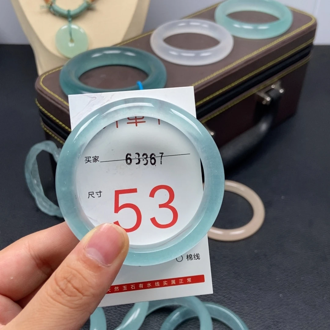未镶嵌手镯石英质玉小***～