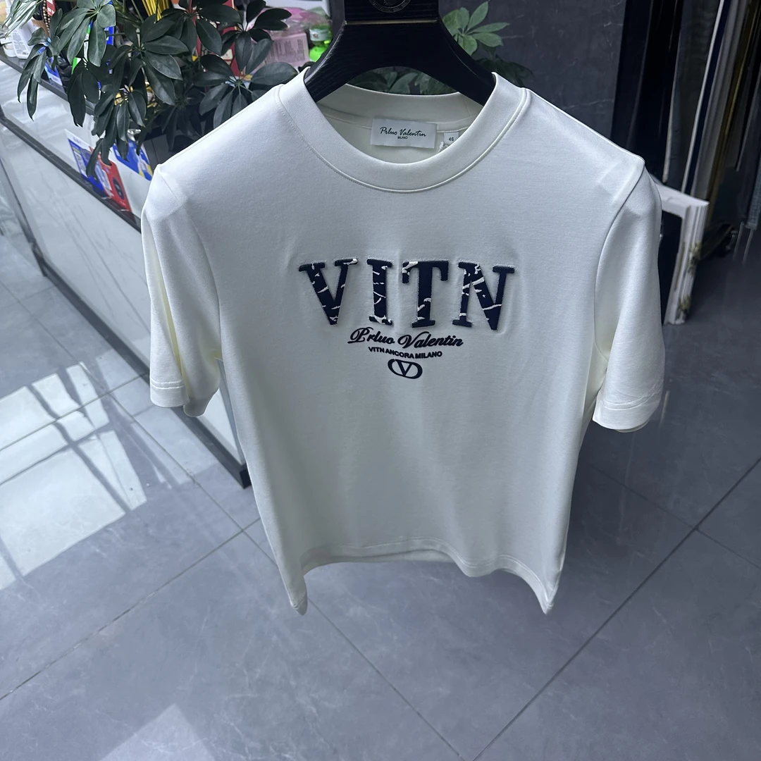 PRLUO VALENTIN25秋冬新款加厚短袖打底T恤