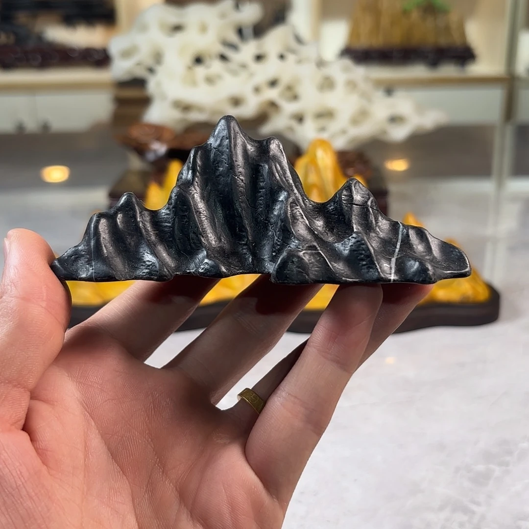 灵璧石手工雕刻奇石摆件