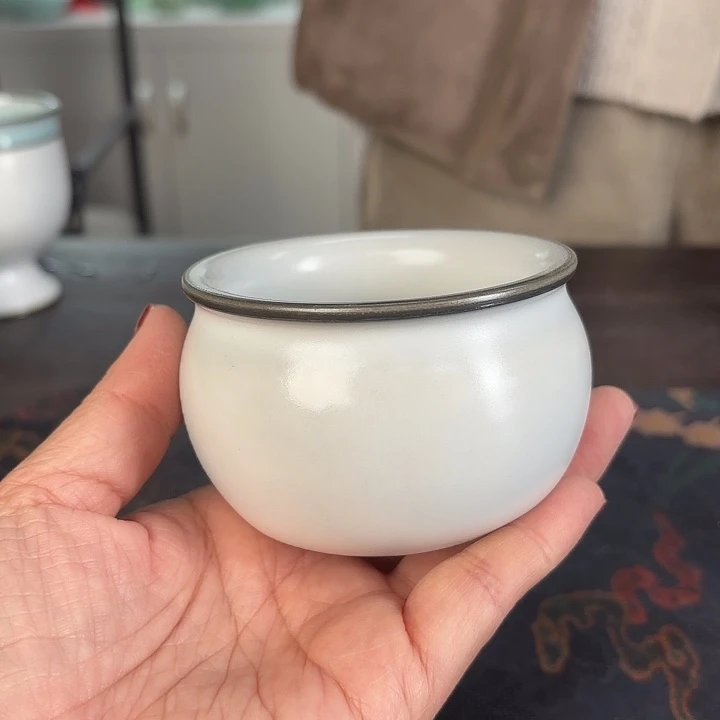 龙泉云间青瓷小米茶器