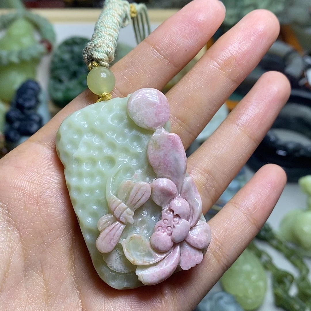 和田玉未镶嵌颈饰用****6