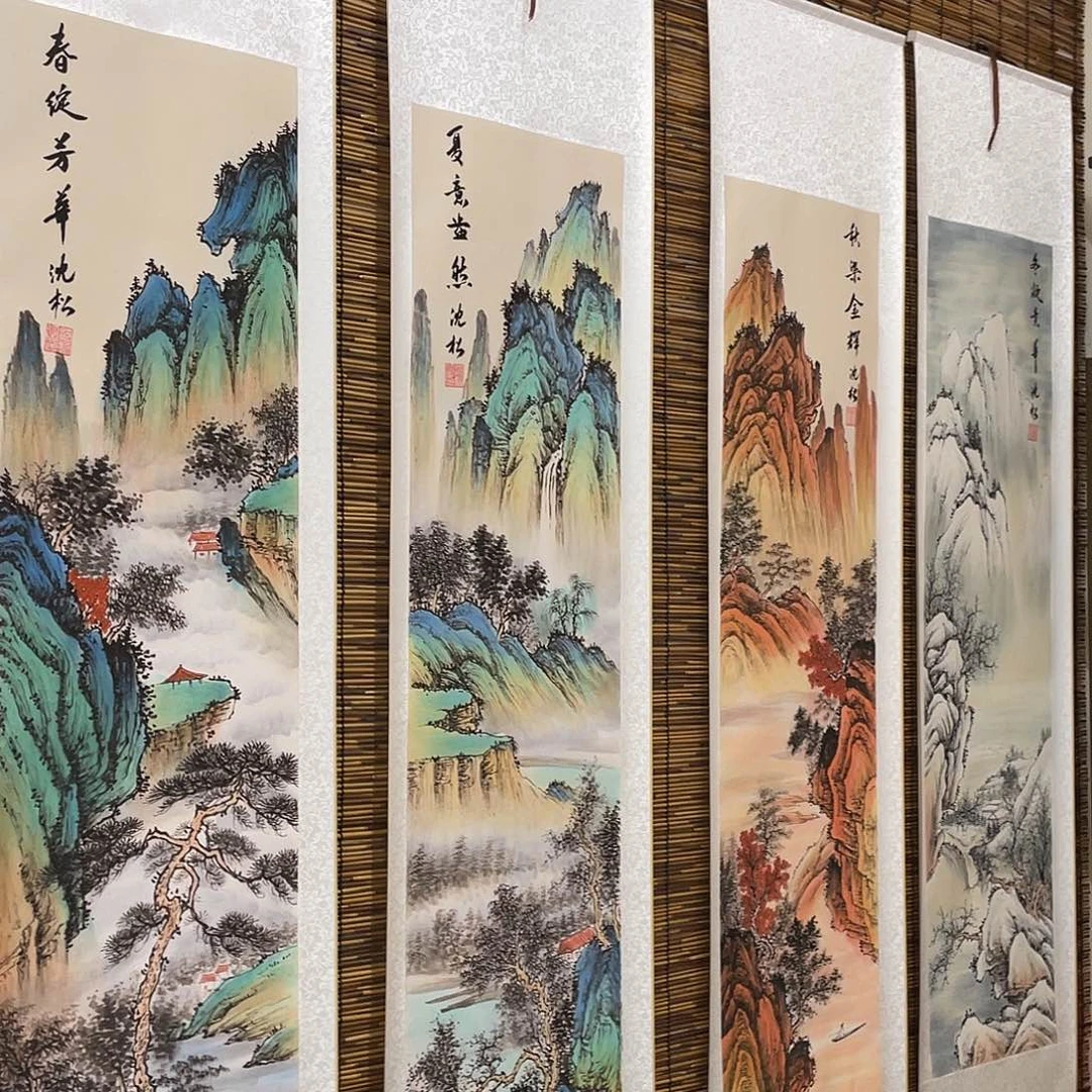 国画老师手绘带运险w