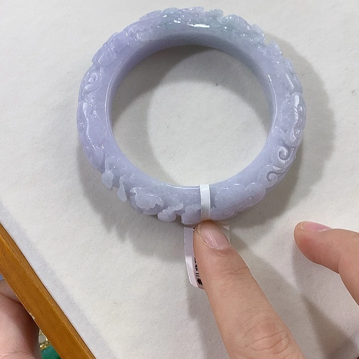 翡翠未镶嵌手镯翡翠手镯55.3