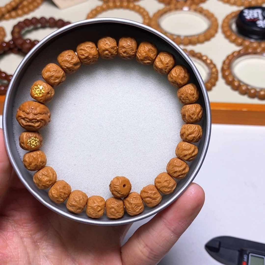 手串猴头核桃全品双标款獠牙恶僧观山无相 尺寸10左右 馒头料