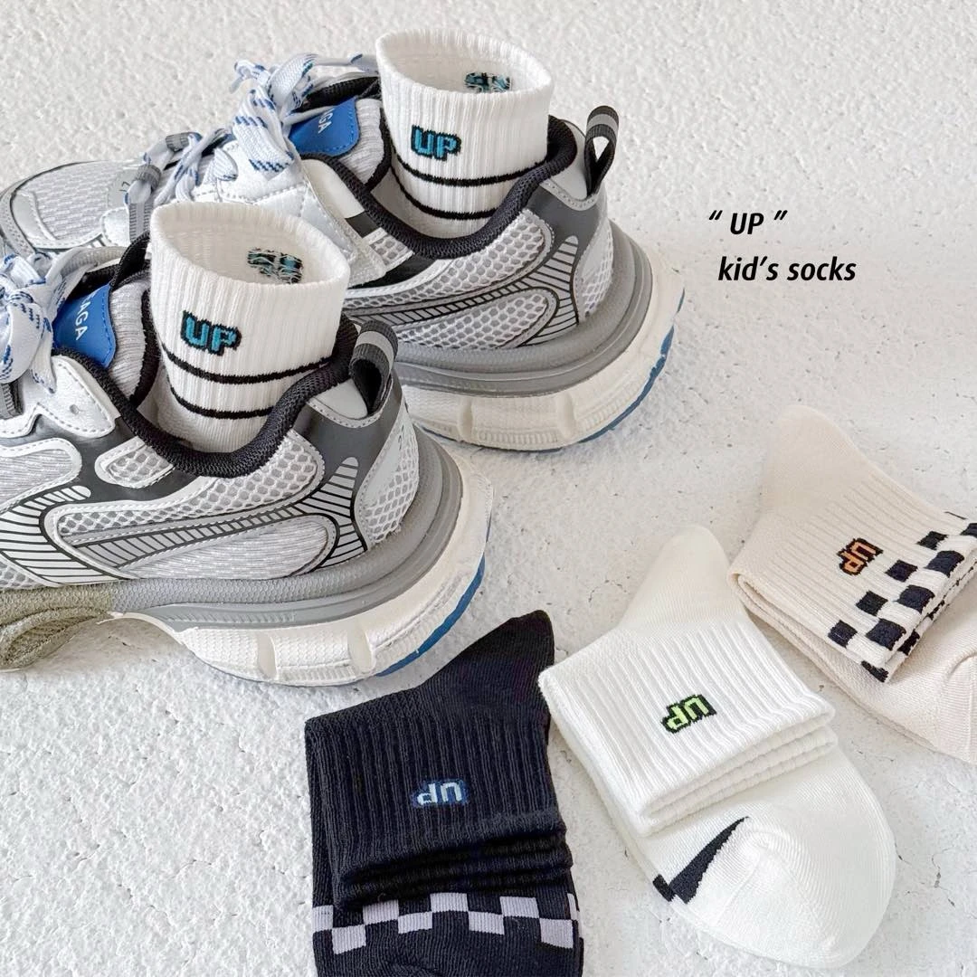 南妈家男童袜子 潮牌UP短筒袜 60850