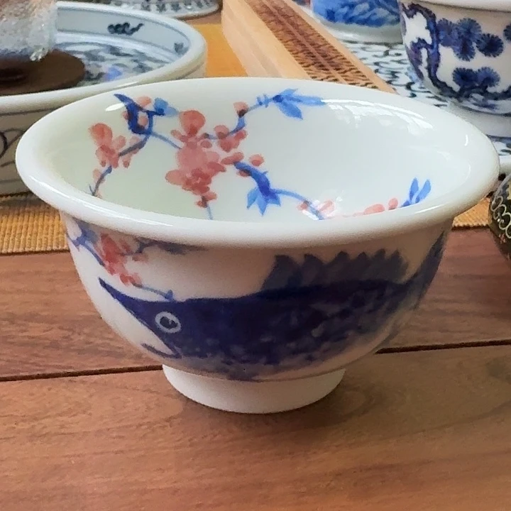 国风系列釉下五彩纯手拉坯纯手绘假一赔万