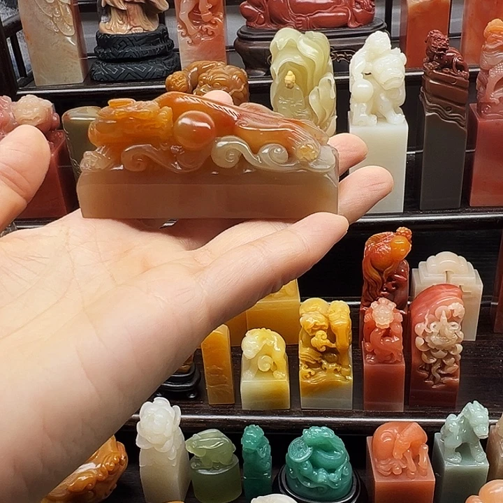 印石寿山石寿山石手工雕刻