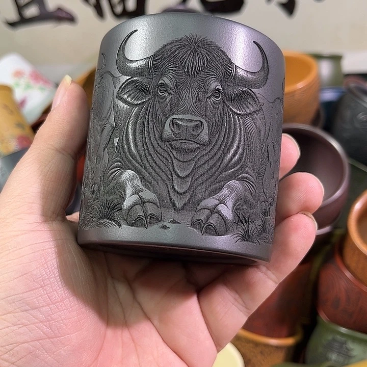 茶杯紫砂全手工紫砂主人杯