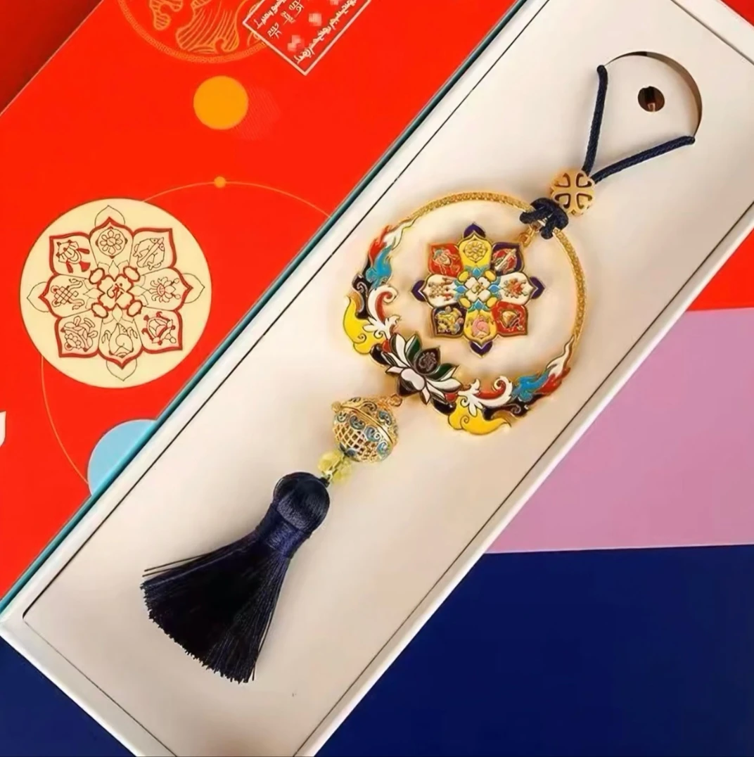 吉祥八宝平安吉祥挂件国风宇宙创意挂饰礼盒含香送礼盒车载艺术