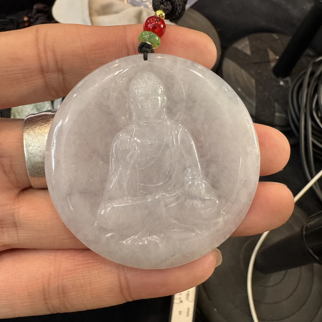 翡翠A货精品大日如来