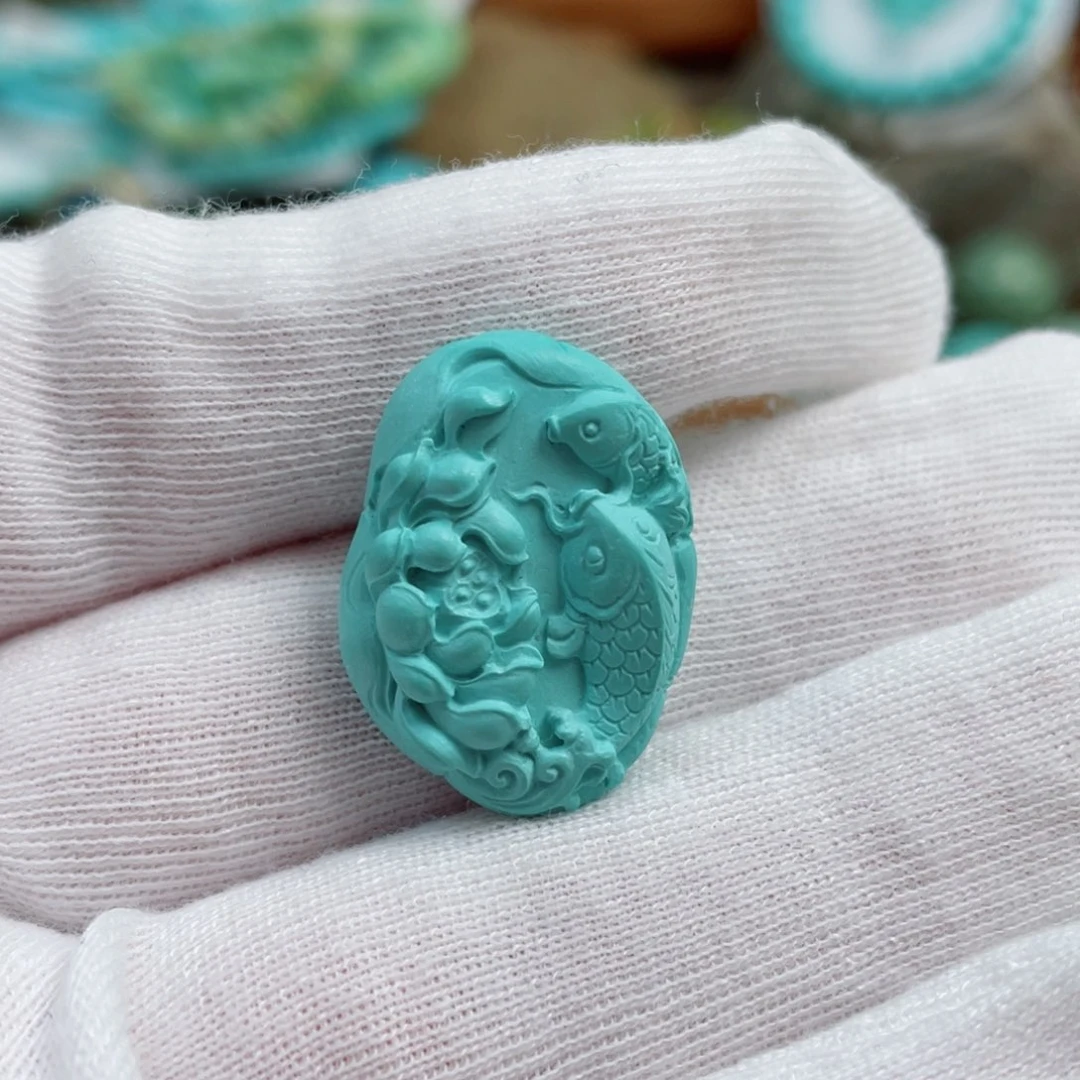 绿松石珠宝奇石未镶嵌