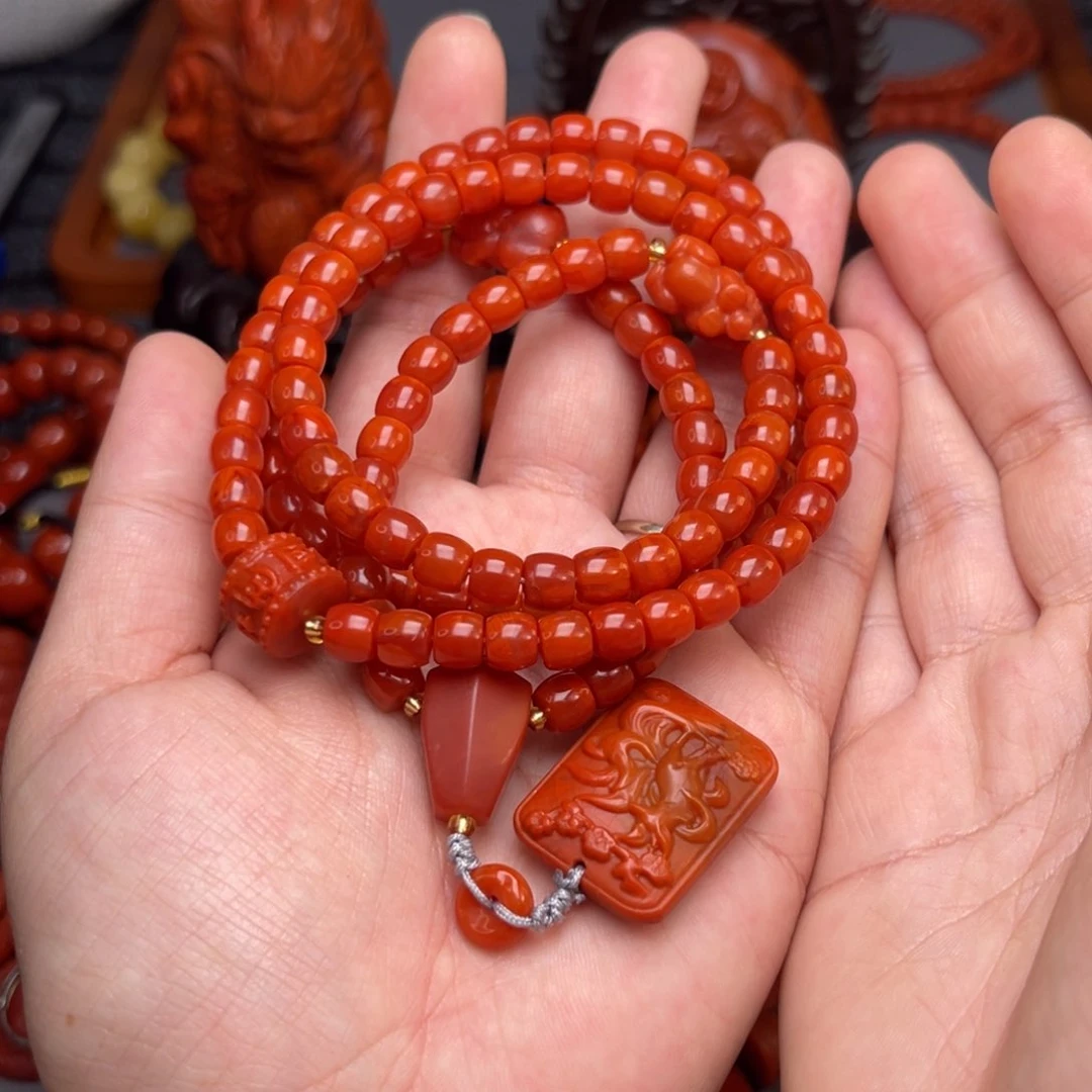 南红玛瑙配饰卡6➕尺寸未镶嵌