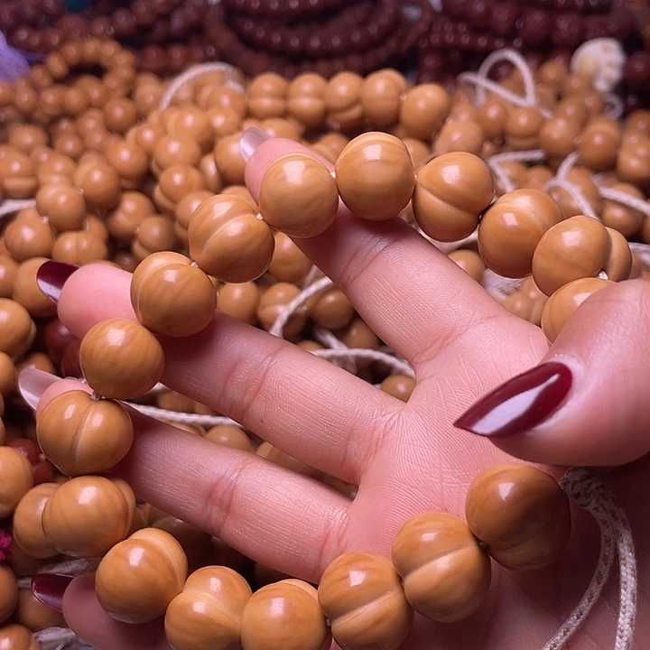 小***儿手串猴头核桃16尺寸镜面柯基屁桃手持全品无暇