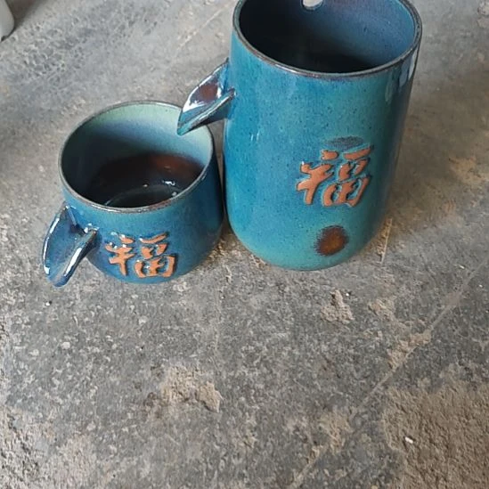 【闪购商品】福字流水两个蓝色瑕疵