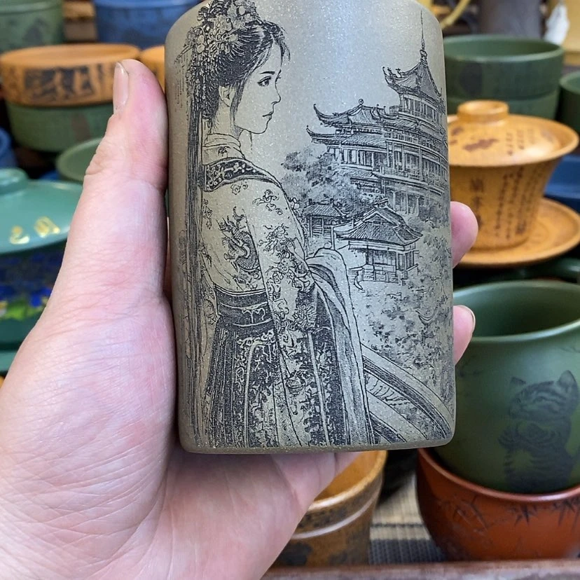 【闪购商品】紫砂杯子宜兴全手工紫砂杯