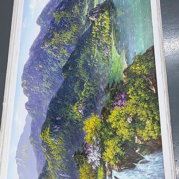 油画恭喜之一仔仔细细