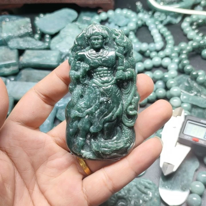未镶嵌不动明王定制翡翠