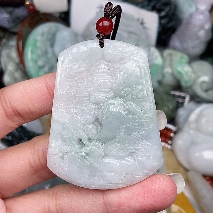 颈饰未镶嵌翡翠翡翠