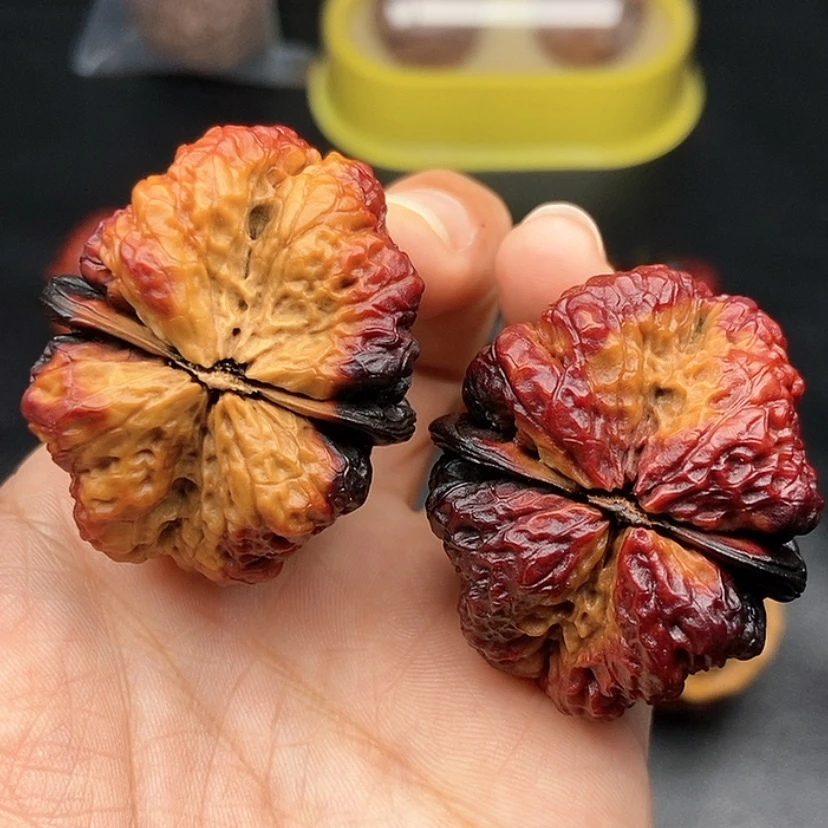 【闪购商品】把件文玩核桃42尺蝴蝶蟾