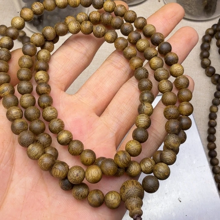 沉香沉香枕卡0.6 108颗发一条11克