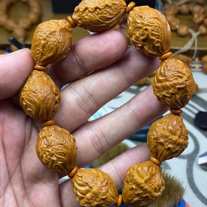 橄榄核手串/手链橄榄核雕工艺手串