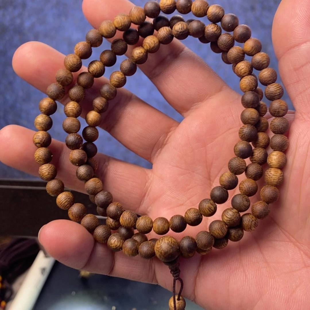 沉香手串圆珠06多圈多样性发一