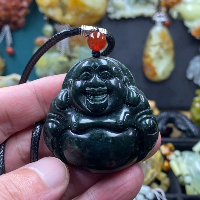 【闪购商品】蛇纹石玉吊坠未镶嵌