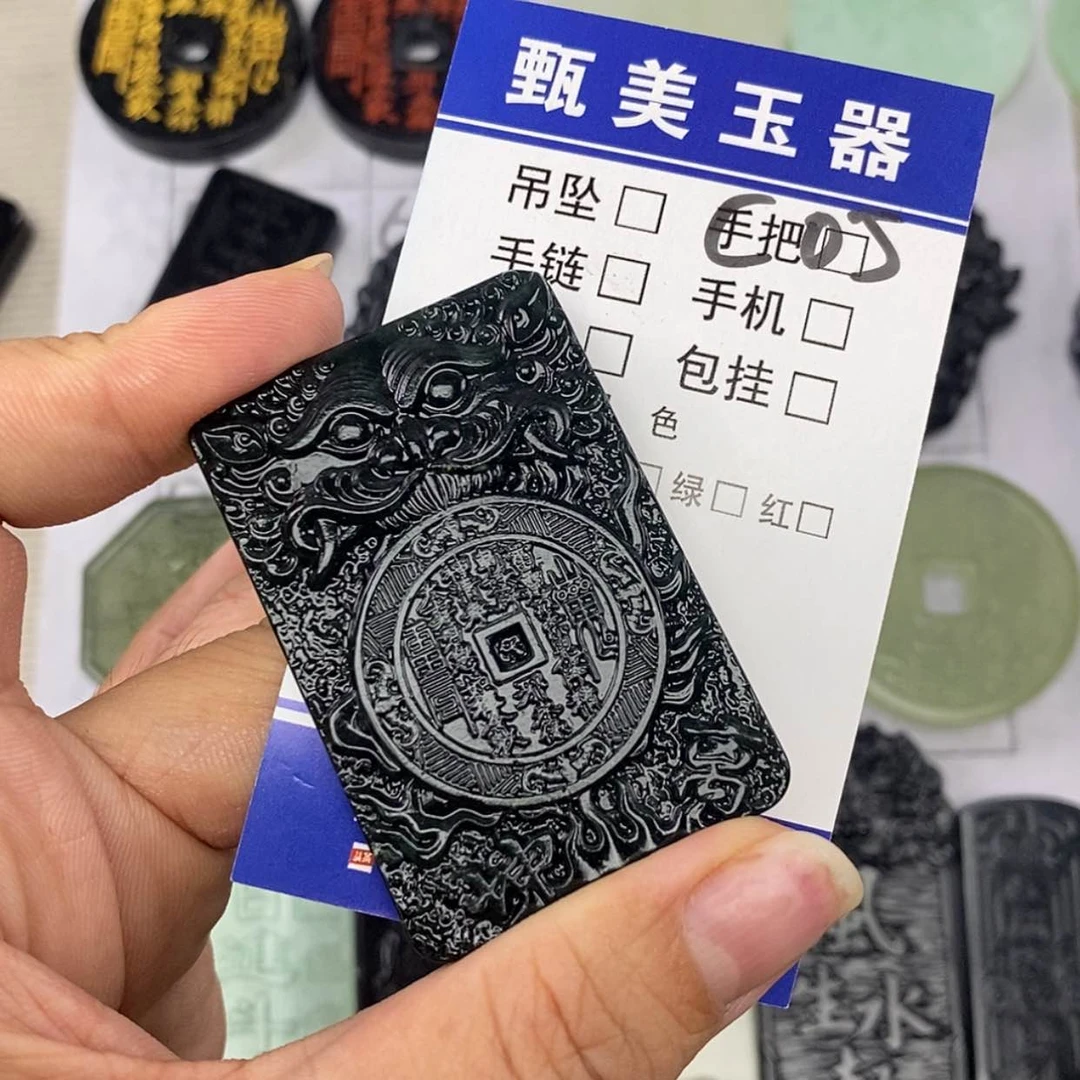【闪购商品】未镶嵌岫玉挂件鎏*°挂件