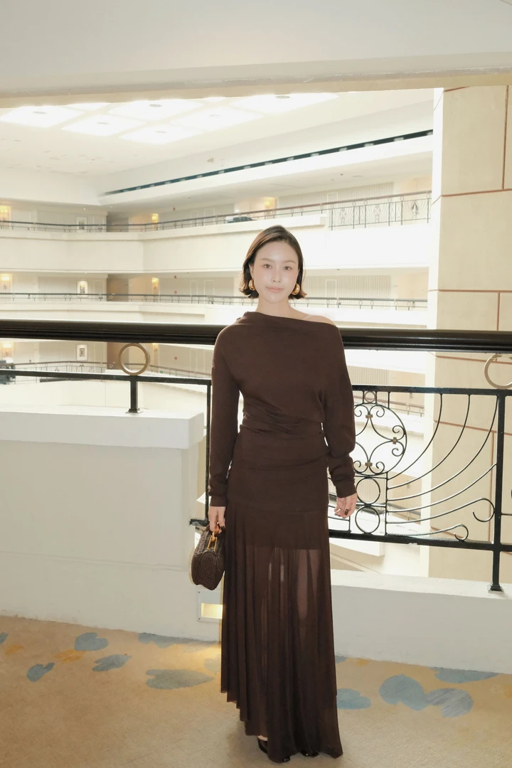 小众设计 针织拼接网纱不规则套装   250264