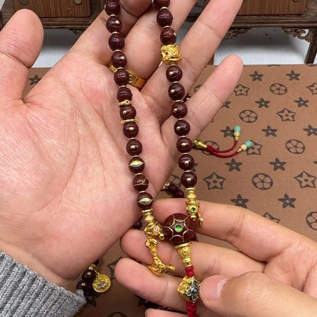 凤眼菩提吊坠凤眼金钉手持8.2满配蓝