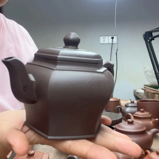 茶壶紫砂身****一原矿紫泥