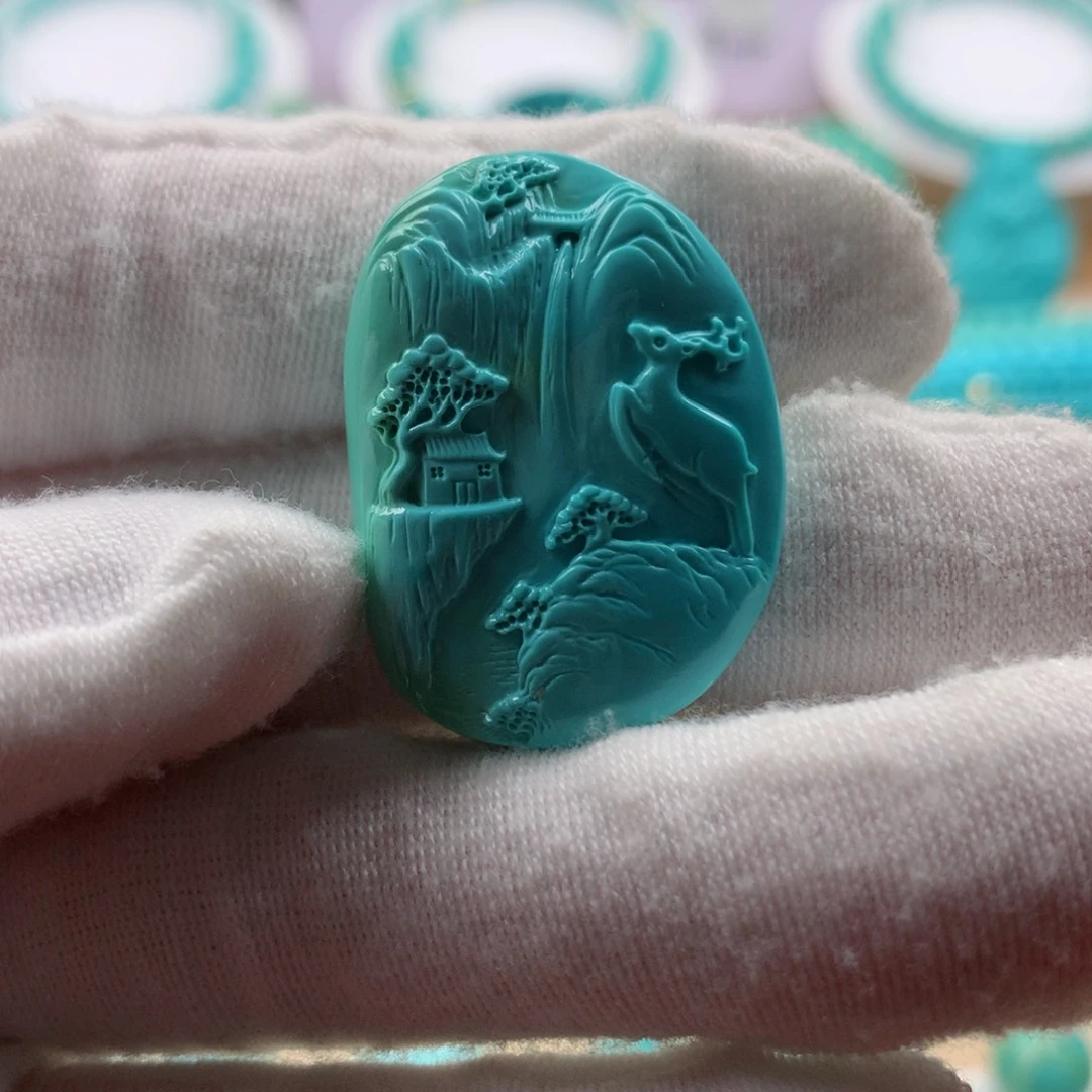 绿松石配饰未镶嵌