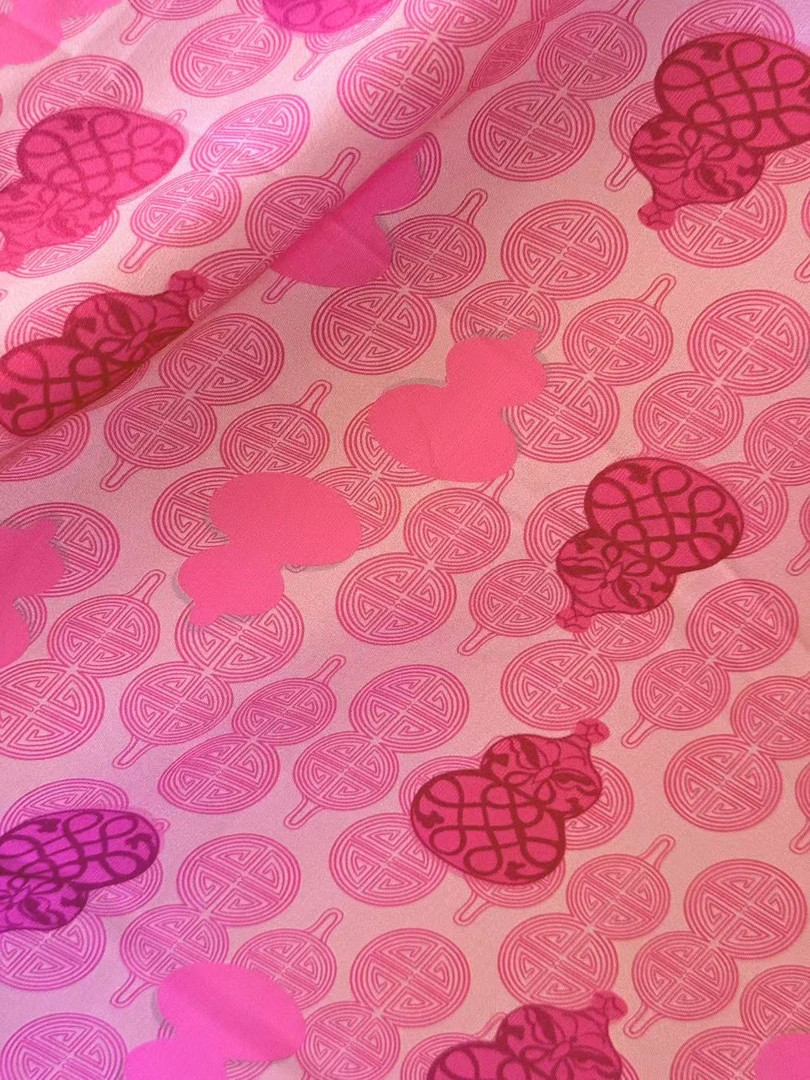 【八宝葫芦.贡缎棉】新款贡缎棉绵绸