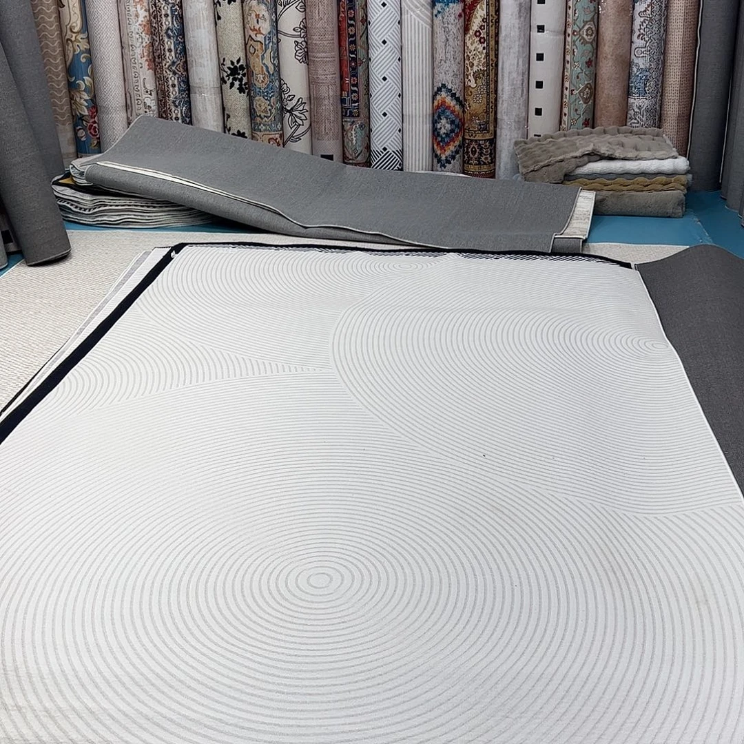 混纺197×300尺寸误差±1-3cm棉布底比利时绒孤品瑕疵特价