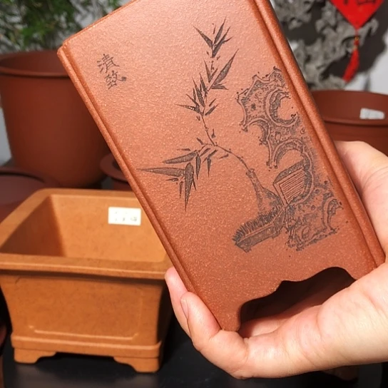 紫砂花盆用****7宜兴紫砂花盆