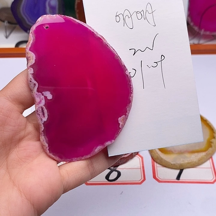 明***心玛瑙/玉髓未镶嵌颈饰