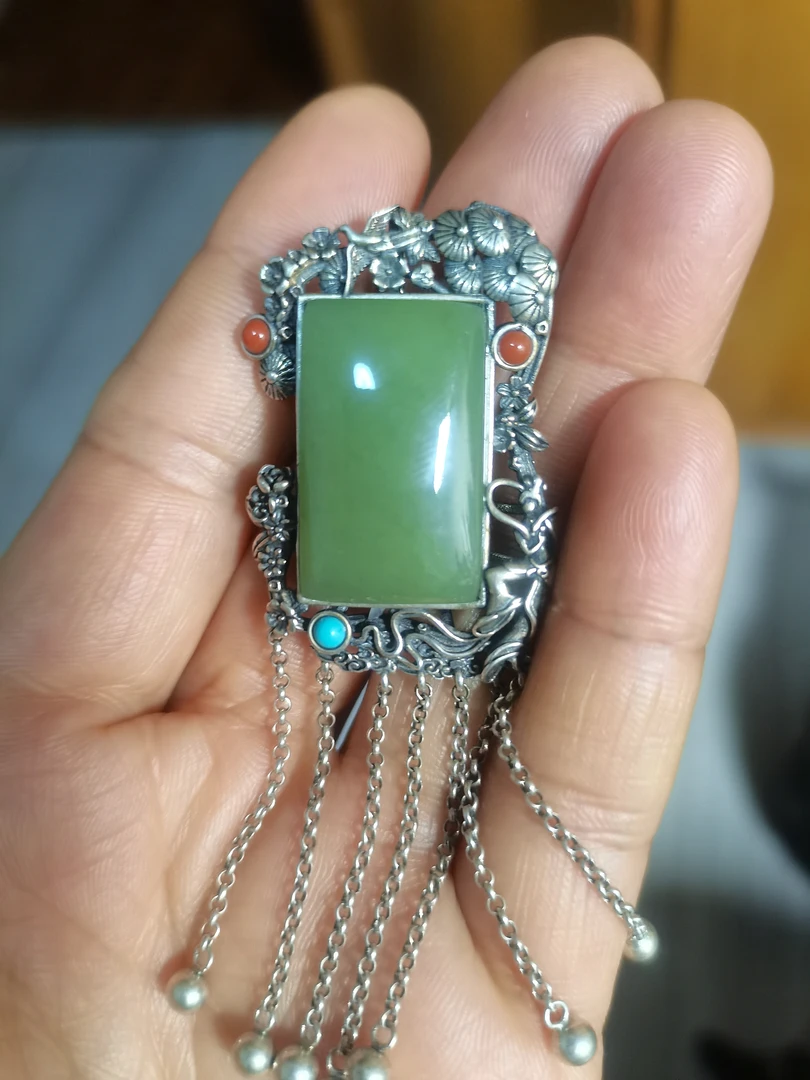 和田玉平安无事牌