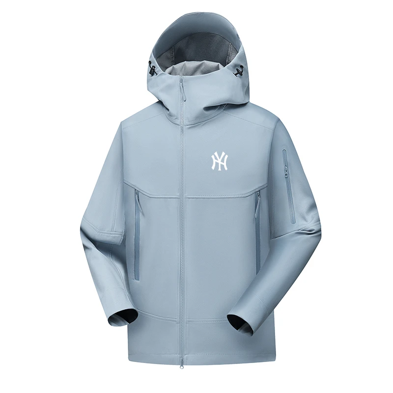 【品牌撤柜】五防户外软壳冲锋衣春秋季防风防水运动登山服连帽外套