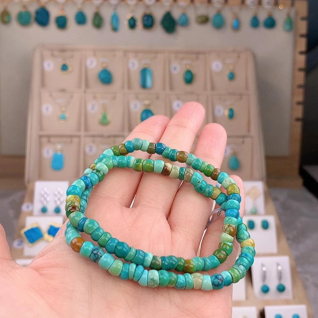 绿松石未镶嵌手链