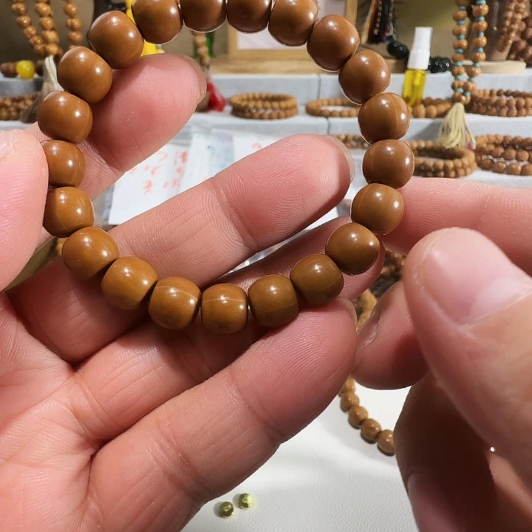 手串猴头核桃原皮原色猴头手串直切