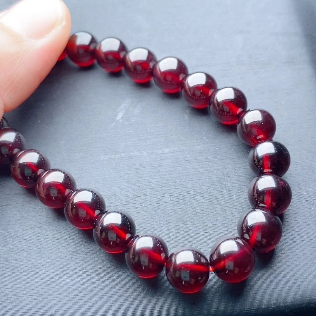 手链未镶嵌石榴石天然8毫米9a清仓