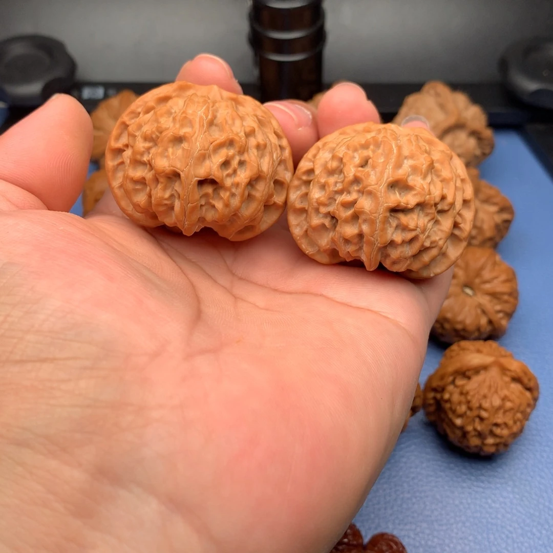 文玩核桃把件44全品苹果