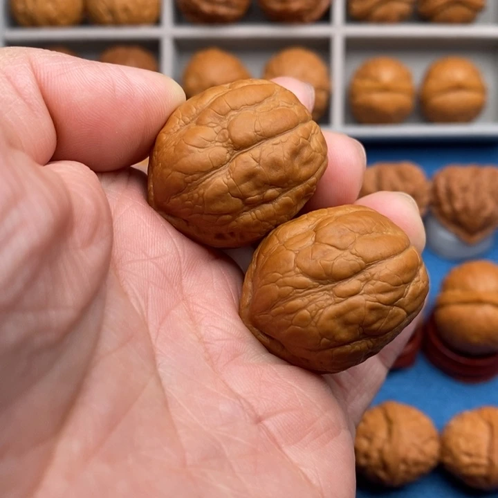 文玩核桃把件龟甲纹