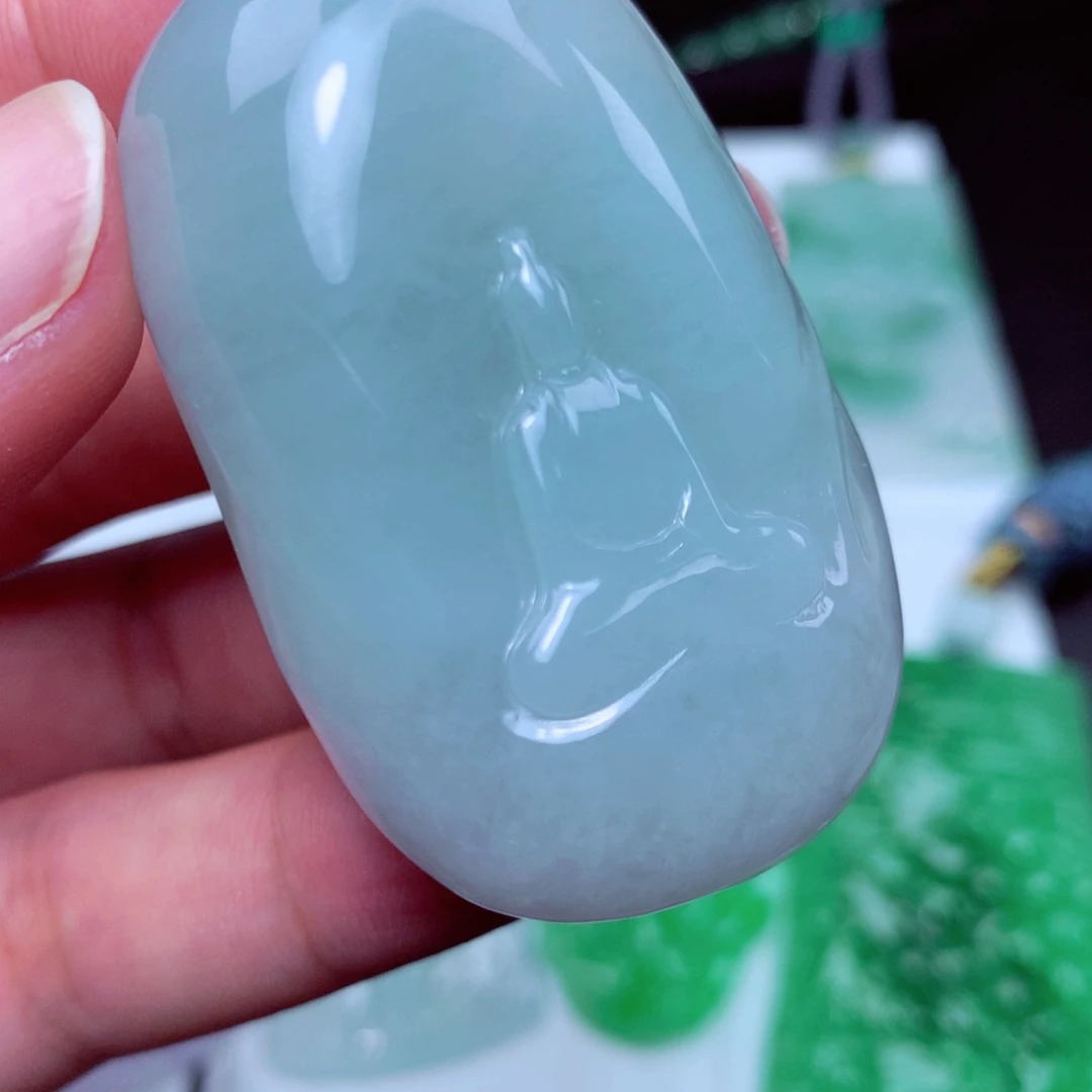 颈饰未镶嵌翡翠天然翡翠a货