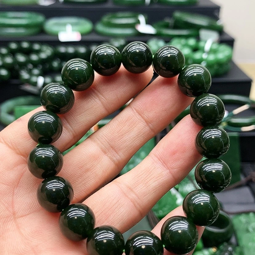 【闪购商品】和田玉（碧玉）手链未镶嵌