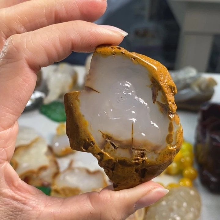 玛瑙/玉髓吊坠(不含链)未镶嵌