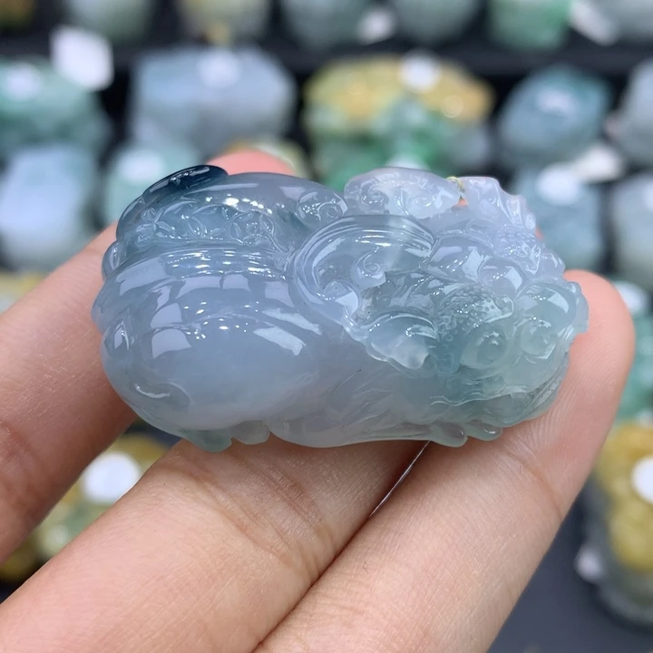 翡翠未镶嵌颈饰天然缅甸翡翠