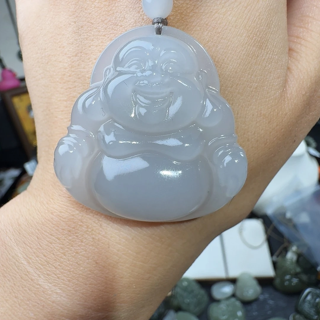 珍***心颈饰未镶嵌和田玉