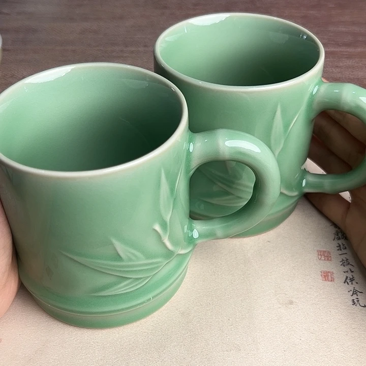 龙泉云间青瓷小米茶器