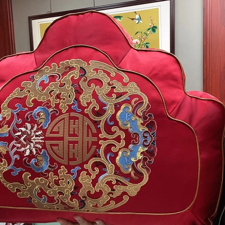 云朵枕红色高精密2个